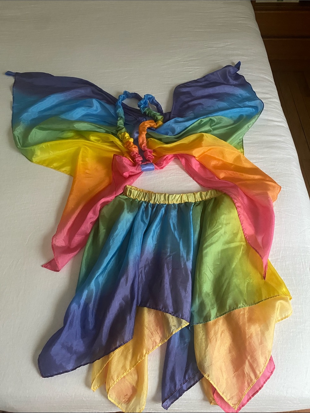 Kids Rainbow Fairy Costume - Multicolor